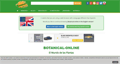 Desktop Screenshot of botanical-online.com