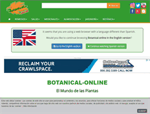 Tablet Screenshot of botanical-online.com